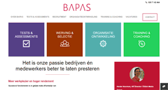 Desktop Screenshot of bapas.nl